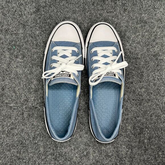 Converse Coral Ox Shoes Women's Size 7 Blue Chuck Taylor All Star Low Sneakers - Picture 8 of 11